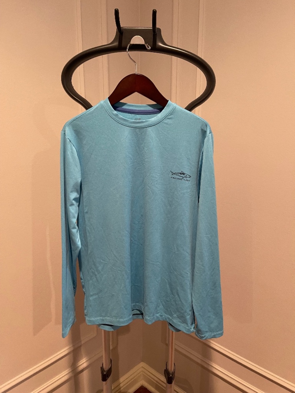 Vineyard Vines Boys Performance Long Sleeve Shark